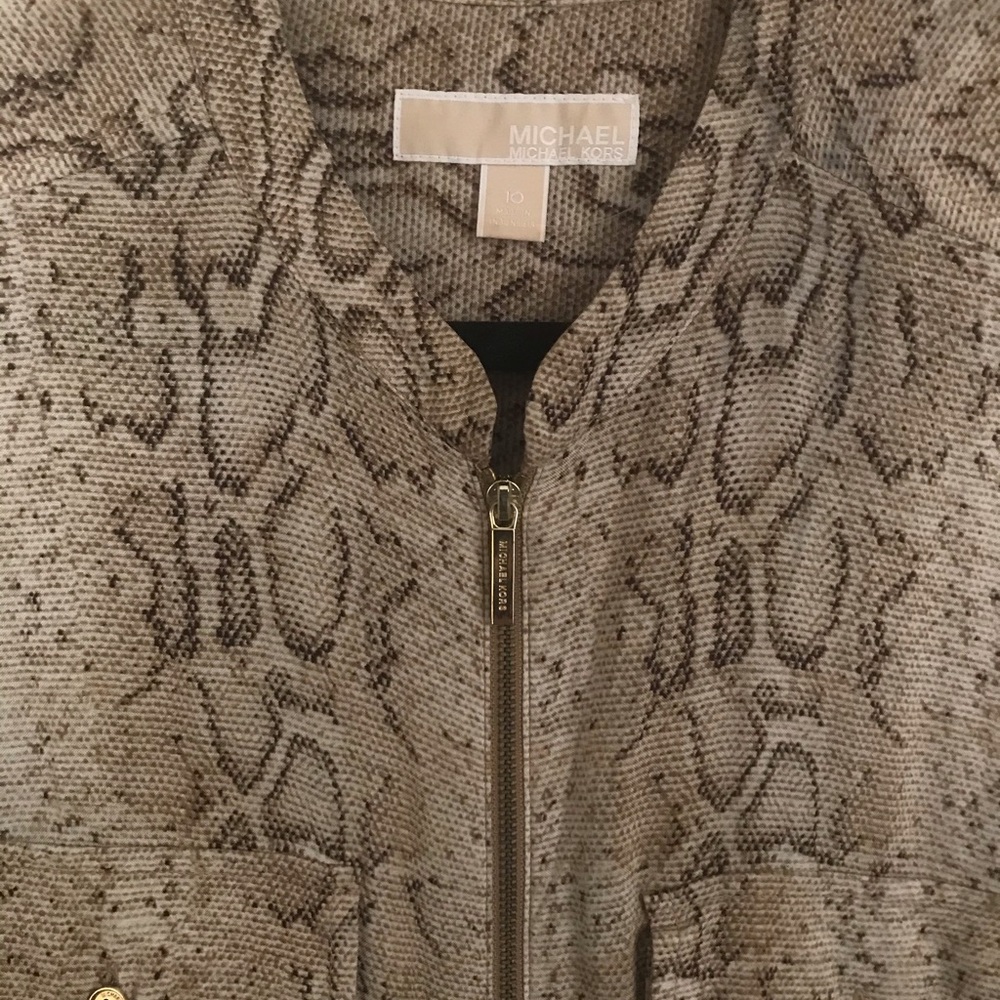 Michael Kors Python-Print Romper Size 10 - image 2